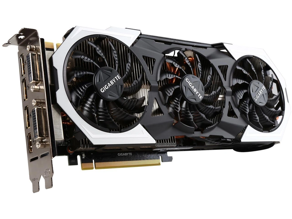 The Gigabyte Nvidia GTX 980ti graphics card.