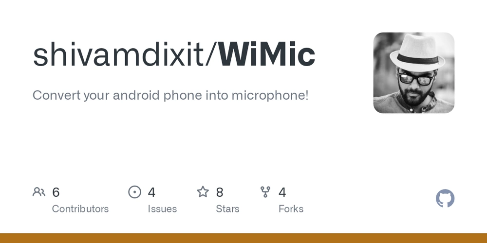 Screenshot of the WiMic GitHub page