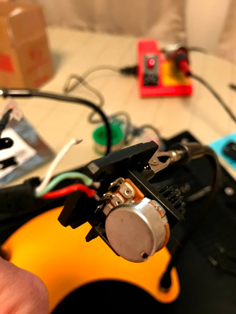 potentiometer wiring - Fanatec Pedals Upgrade