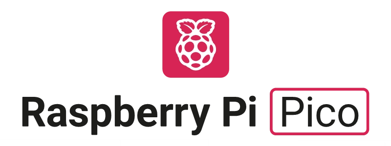 The Raspberry Pi Pico logo.