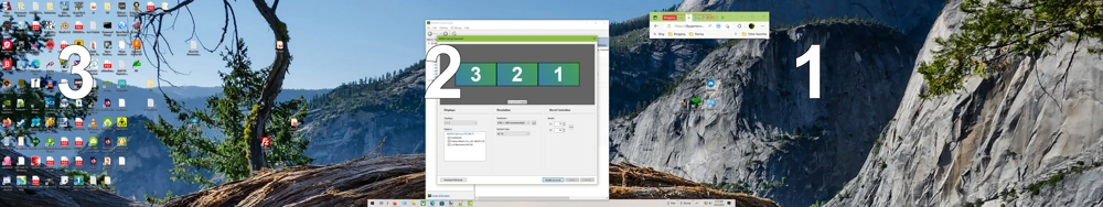 Triple Monitors being treated as one big display with Nvidia Surround.