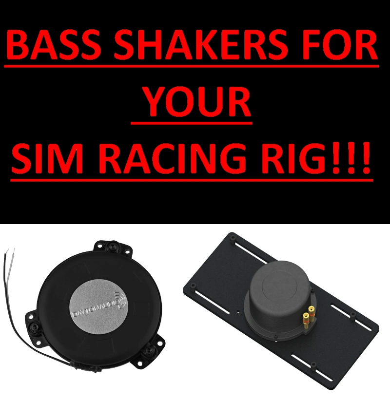 Bass Shakers for your sim rig.